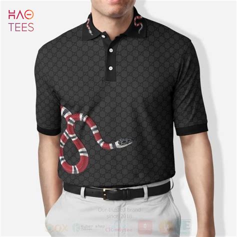 gucci bee polo green|gucci polo shirt snake.